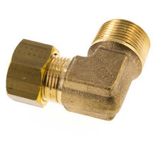 R 3/4'' Macho x 16mm Codo de latón de 90 grados de compresión 76 Bar DIN EN 1254-2