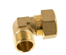 R 3/4'' Macho x 22mm Codo de latón de 90 grados Accesorio de compresión 54 Bar DIN EN 1254-2