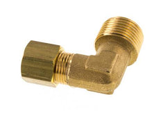 R 3/8'' Macho x 8mm Latón Codo de 90º de compresión 135 Bar DIN EN 1254-2