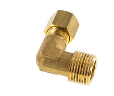 R 3/8'' Macho x 8mm Latón Codo de 90º de compresión 135 Bar DIN EN 1254-2