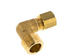 R 3/8'' Macho x 8mm Latón Codo de 90º de compresión 135 Bar DIN EN 1254-2