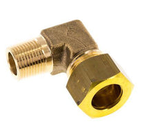 R 3/8'' Macho x 15mm Codo de latón de 90º de compresión 82 Bar DIN EN 1254-2
