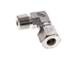 1/2'' NPT Male x 12S Stainless steel 90 deg Elbow Compression Fitting 630 Bar DIN 2353