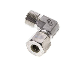 1/2'' NPT Male x 12S Stainless steel 90 deg Elbow Compression Fitting 630 Bar DIN 2353