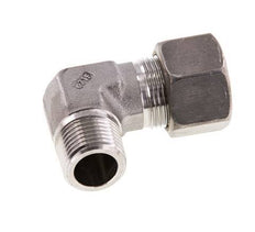 R 1/2'' Macho x 16S Racor de compresión de 90 grados de acero inoxidable 400 Bar DIN 2353