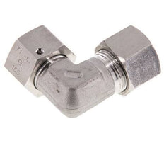 M24x1,5 x 16S Acero inoxidable Codo ajustable de 90 grados con cono de cierre y junta tórica 400 Bar DIN 2353