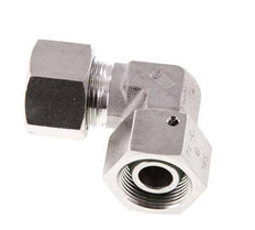 M24x1,5 x 16S Acero inoxidable Codo ajustable de 90 grados con cono de cierre y junta tórica 400 Bar DIN 2353