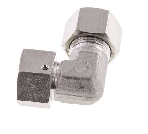 M24x1,5 x 16S Acero inoxidable Codo ajustable de 90 grados con cono de cierre y junta tórica 400 Bar DIN 2353