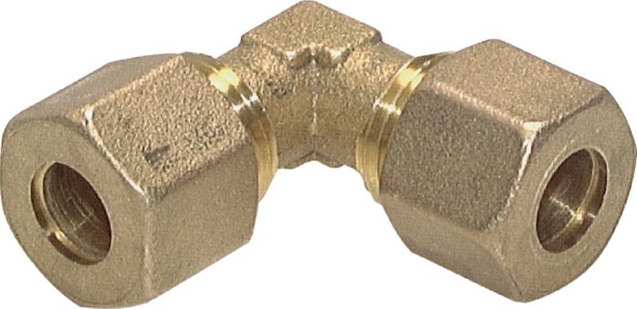 4mm Brass 90 deg Elbow Compression Fitting 150 Bar DIN EN 1254-2 [2 Pieces]