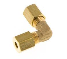 4mm Brass 90 deg Elbow Compression Fitting 150 Bar DIN EN 1254-2 [2 Pieces]