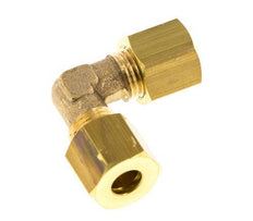 6mm Brass 90 deg Elbow Compression Fitting 150 Bar DIN EN 1254-2 [2 Pieces]