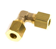 6mm Brass 90 deg Elbow Compression Fitting 150 Bar DIN EN 1254-2 [2 Pieces]