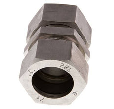 acero inoxidable 28L Anillo de corte recto 160 Barra DIN 2353