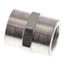 G 3/8'' Zinc plated Steel Socket 250 Bar - Hydraulic [2 Pieces]
