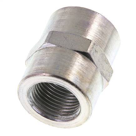 G 3/8'' Zinc plated Steel Socket 250 Bar - Hydraulic [2 Pieces]