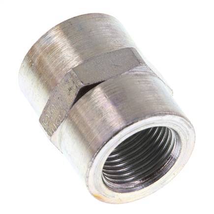 G 3/8'' Zinc plated Steel Socket 250 Bar - Hydraulic [2 Pieces]