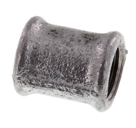 Rp 1/2'' Zinc plated Cast iron Round Socket 25 Bar [5 Pieces]