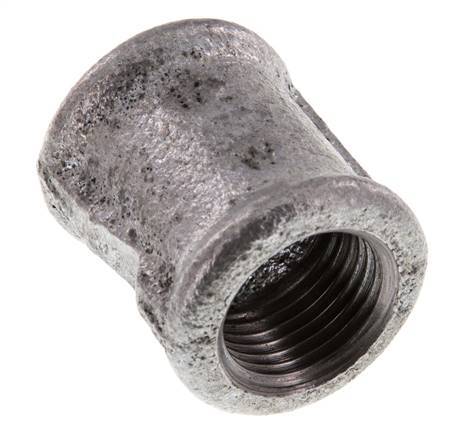Rp 1/2'' Zinc plated Cast iron Round Socket 25 Bar [5 Pieces]