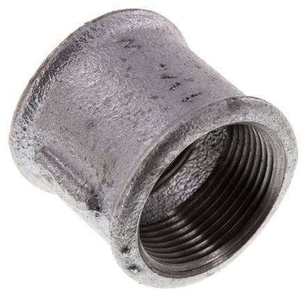 Rp 1 1/4'' Zinc plated Cast iron Round Socket 25 Bar [2 Pieces]