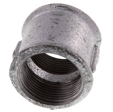 Rp 1 1/4'' Zinc plated Cast iron Round Socket 25 Bar [2 Pieces]