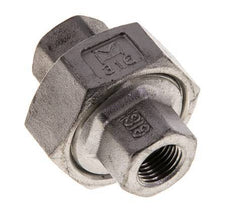 1/8'' NPT acero inoxidable espiga doble 3 piezas con cierre cónico 16 Bar