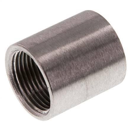 Rp 3/4'' Stainless steel Round Socket 16 Bar [2 Pieces]