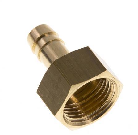 G 1/2'' x 10mm Brass Hose barb 16 Bar [2 Pieces]