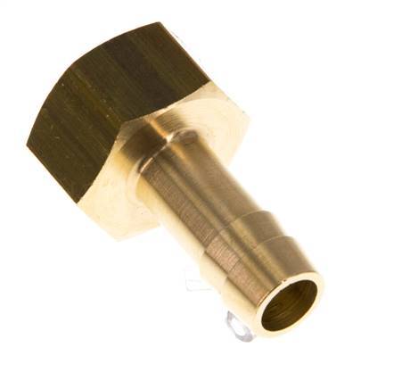 G 3/8'' x 9mm Brass Hose barb 16 Bar [2 Pieces]