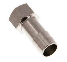 G 1/4'' x 13mm Nickel plated Brass Hose barb 16 Bar [2 Pieces]