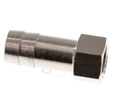G 1/4'' x 13mm Nickel plated Brass Hose barb 16 Bar [2 Pieces]