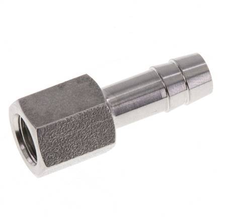 G 1/8'' x 8mm Llave de manguera de acero inoxidable 40 Bar