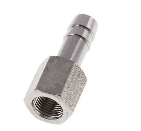 G 1/8'' x 8mm Llave de manguera de acero inoxidable 40 Bar