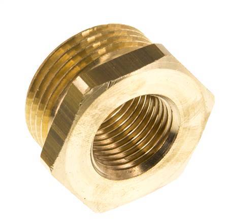 G 1/2'' x G 1'' F/M Brass Reducing Ring 16 Bar [2 Pieces]