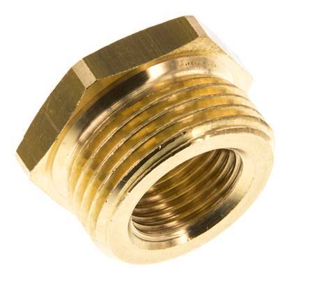 G 1/2'' x G 1'' F/M Brass Reducing Ring 16 Bar [2 Pieces]
