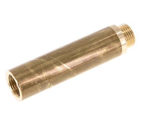 G 1/2'' F/M Extensión de latón DIN 3523 - 100 mm