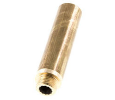 G 1/2'' F/M Extensión de latón DIN 3523 - 100 mm
