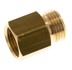 G 1/2'' F/M Brass Extension 16 Bar - 22 mm [2 Pieces]