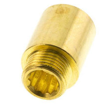 G 1/2'' F/M Extensión de latón DIN 3523 - 30 mm