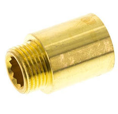 G 1/2'' F/M Extensión de latón DIN 3523 - 30 mm