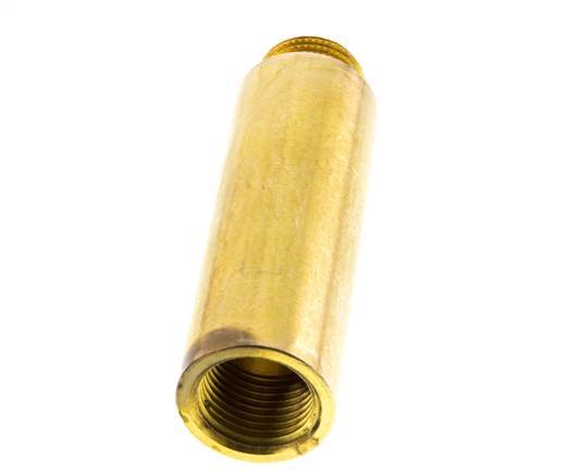 G 1/2'' F/M Extensión de latón DIN 3523 - 80 mm