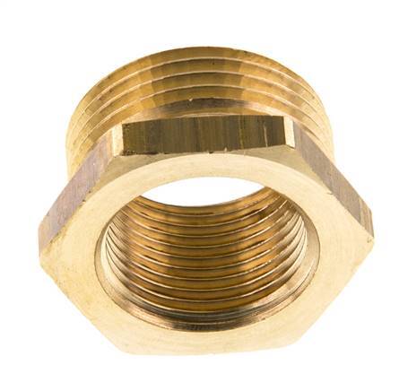 G 3/4'' x G 1'' F/M Brass Reducing Ring 16 Bar [2 Pieces]