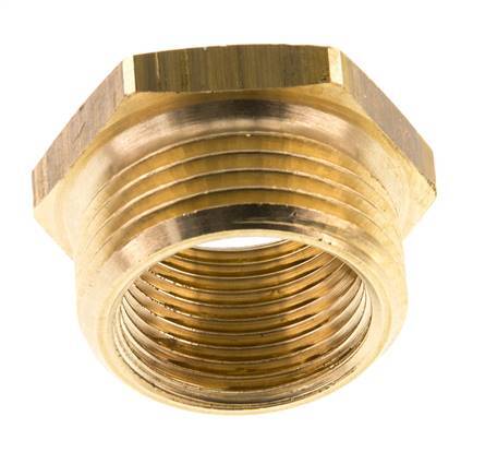 G 3/4'' x G 1'' F/M Brass Reducing Ring 16 Bar [2 Pieces]