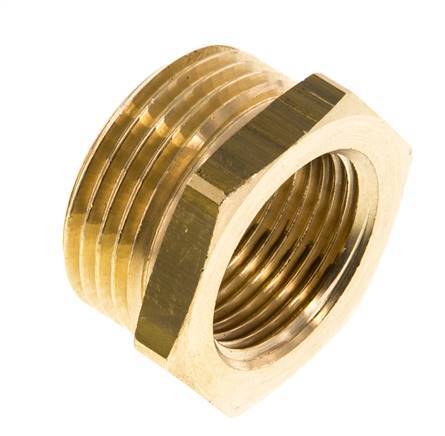 G 3/4'' x G 1'' F/M Brass Reducing Ring 16 Bar [2 Pieces]