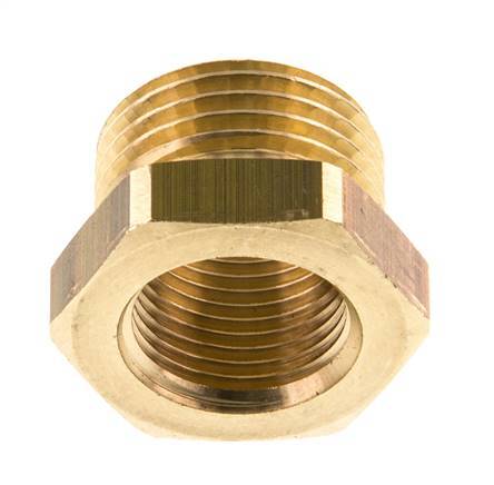 G 3/8'' x G 1/2'' F/M Brass Reducing Ring 16 Bar [5 Pieces]