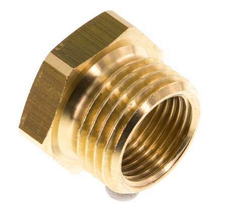 G 3/8'' x G 1/2'' F/M Brass Reducing Ring 16 Bar [5 Pieces]