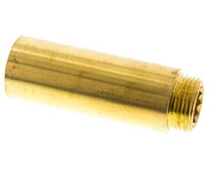 G 1'' F/M Extensión de latón DIN 3523 - 100 mm