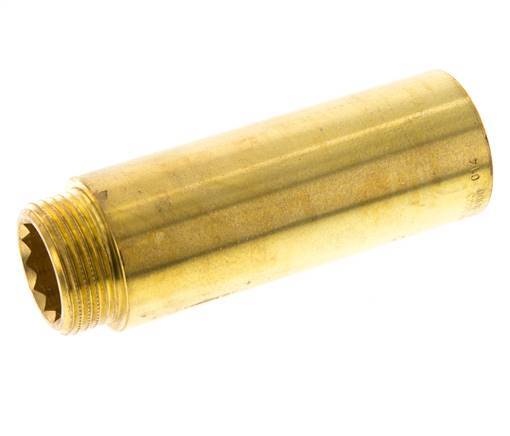 G 1'' F/M Extensión de latón DIN 3523 - 100 mm