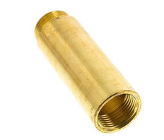 G 1'' F/M Extensión de latón DIN 3523 - 100 mm