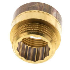 G 1'' F/M Extensión de latón DIN 3523 - 20 mm