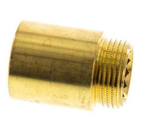 G 1'' F/M Extensión de latón DIN 3523 - 40 mm